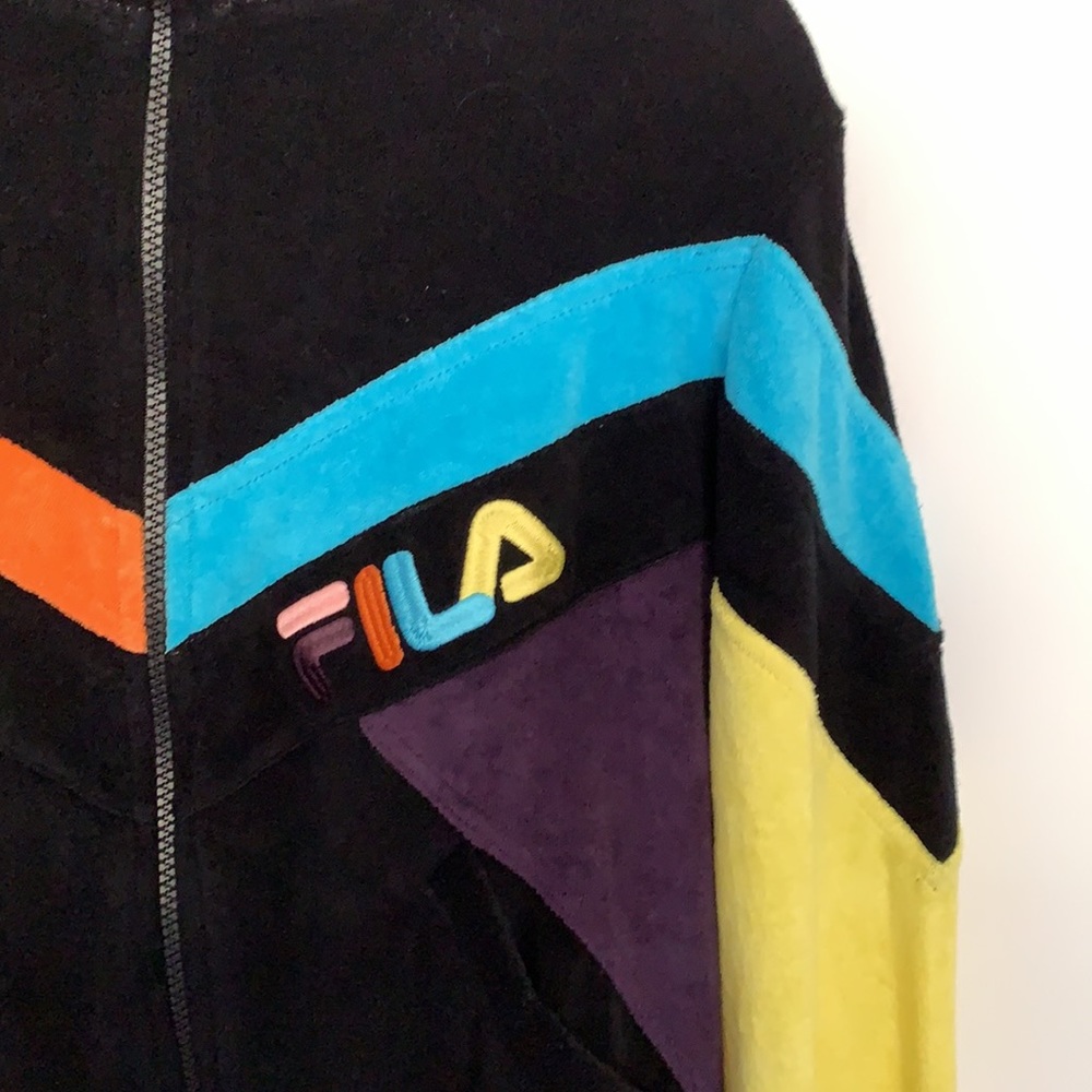 FILA zip up terry sweatshirt! NWT - Picture 3 of 7